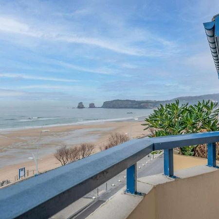 Appartement Rustique Face A La Mer A Hendaye Avec Balcon - Fr-1-2-294 Bagian luar foto