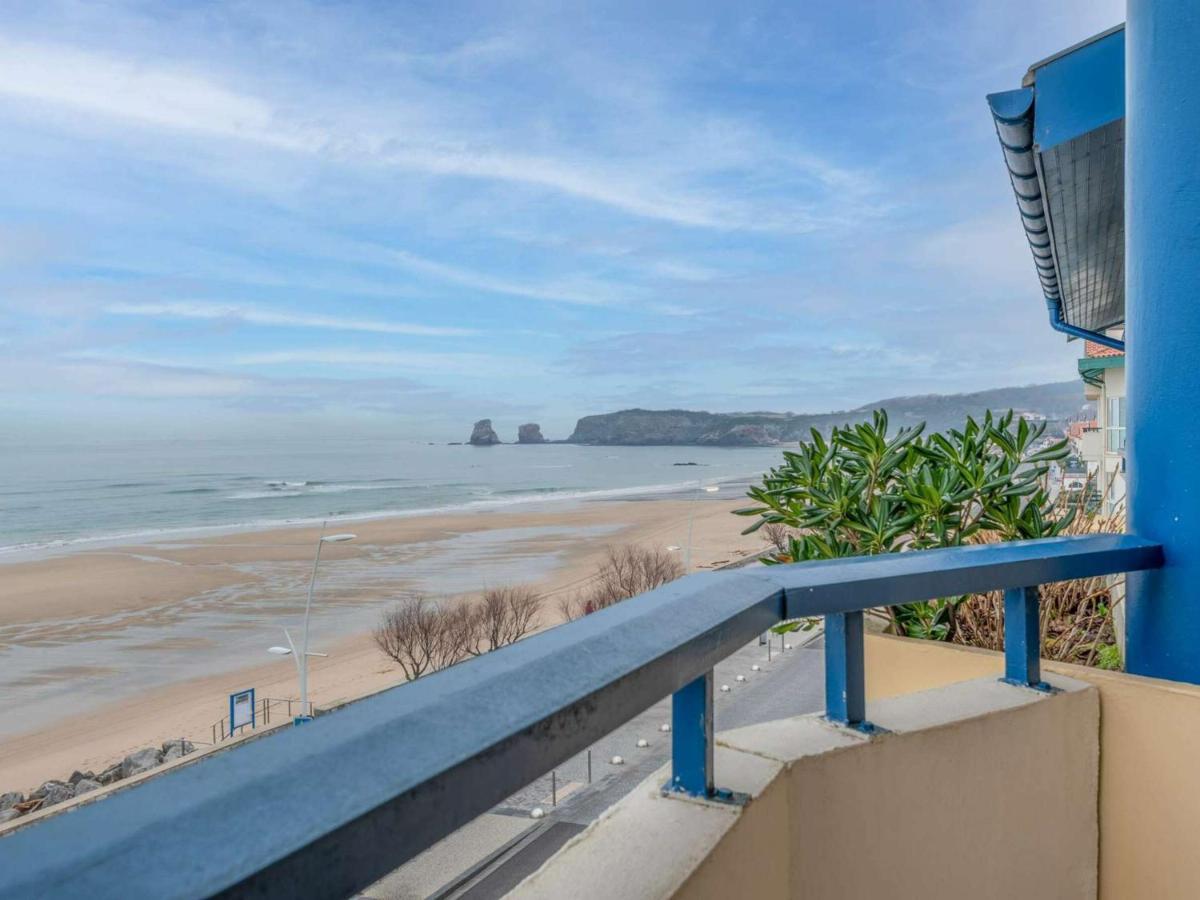 Appartement Rustique Face A La Mer A Hendaye Avec Balcon - Fr-1-2-294 Bagian luar foto